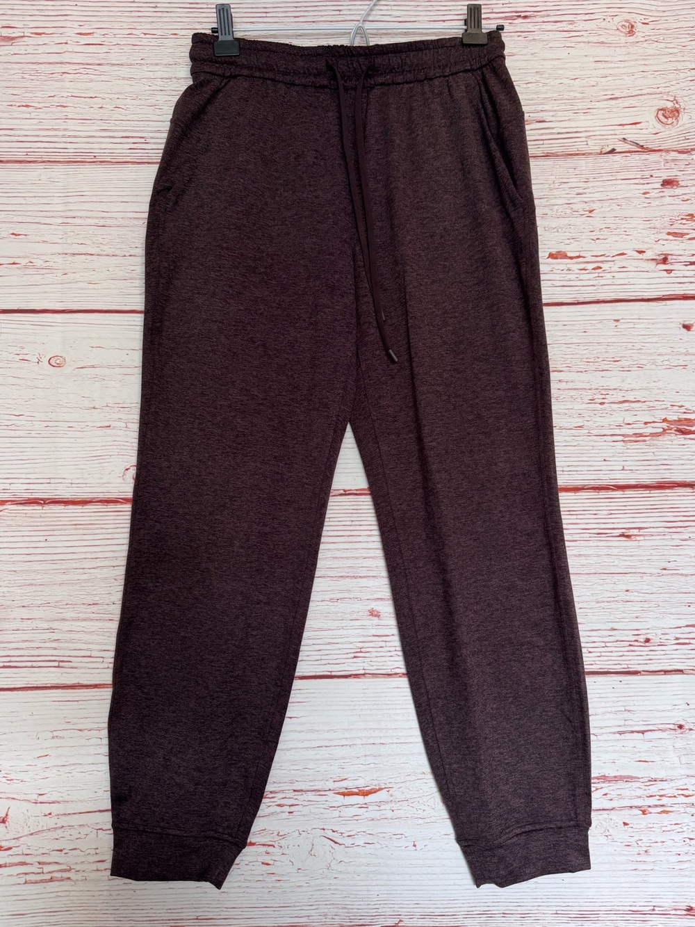 NWT Lululemon Soft Jersey Classic-Fit Mid-Rise Jogger Heathered Dark Espresso 4